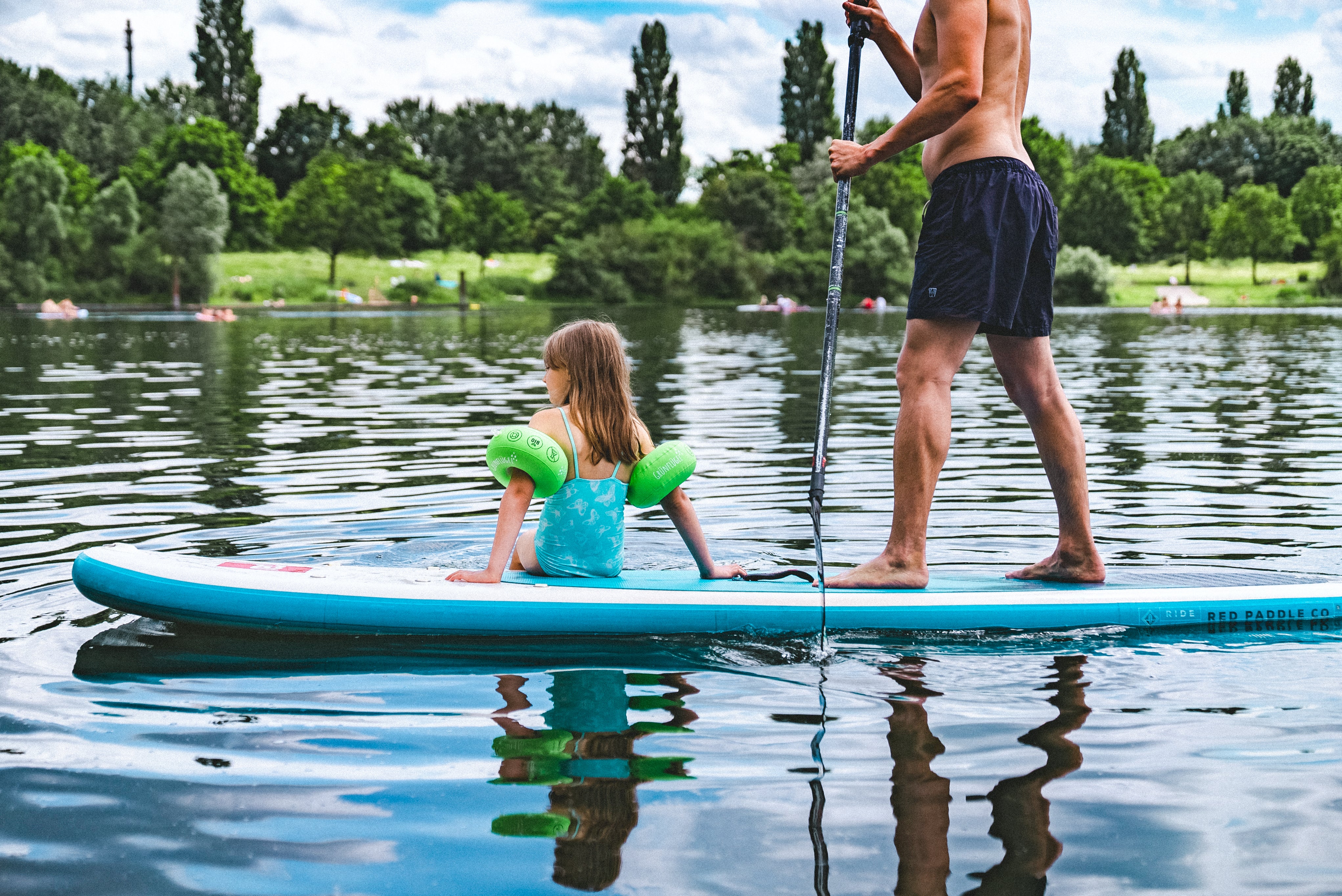 Schwimmflügel aus BIO-TPU Grünflügel ab 1-6 Jahre 11-30 Kg 